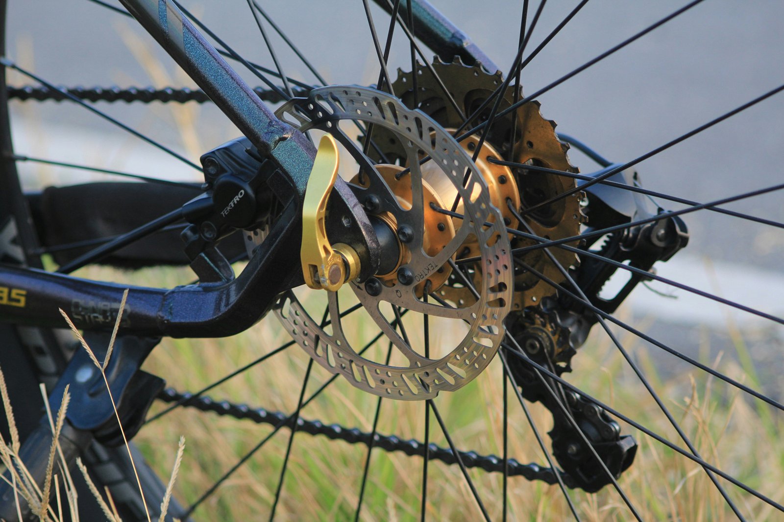 Fahrradbremse an einem Fahrrad