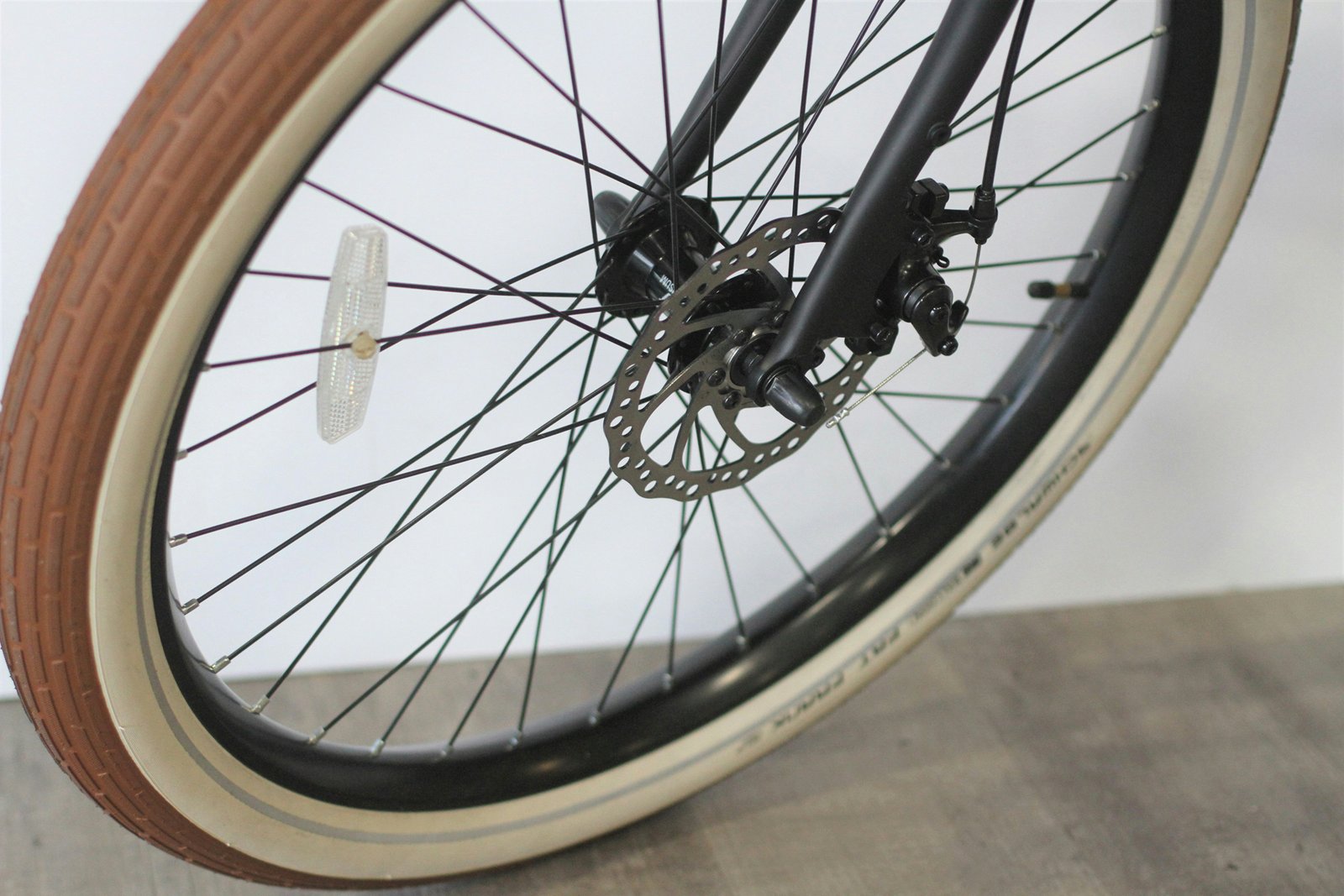 Scheibenbremse an einem Fahrrad