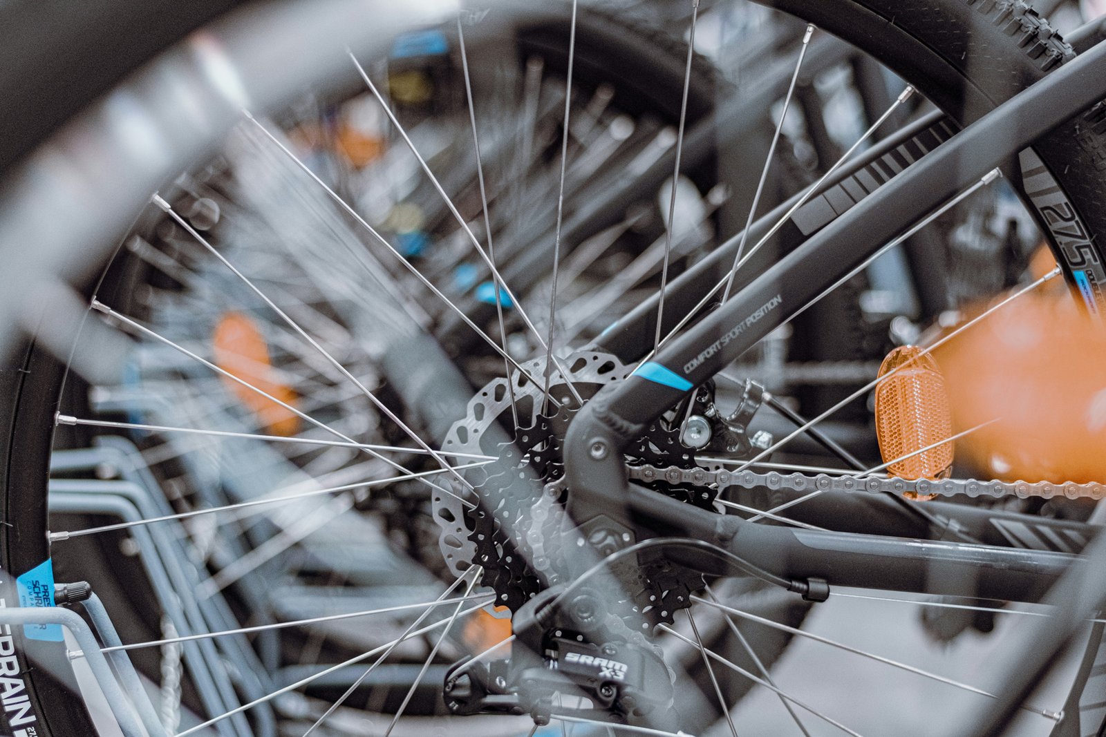 Fahrradbremse am Fahrrad