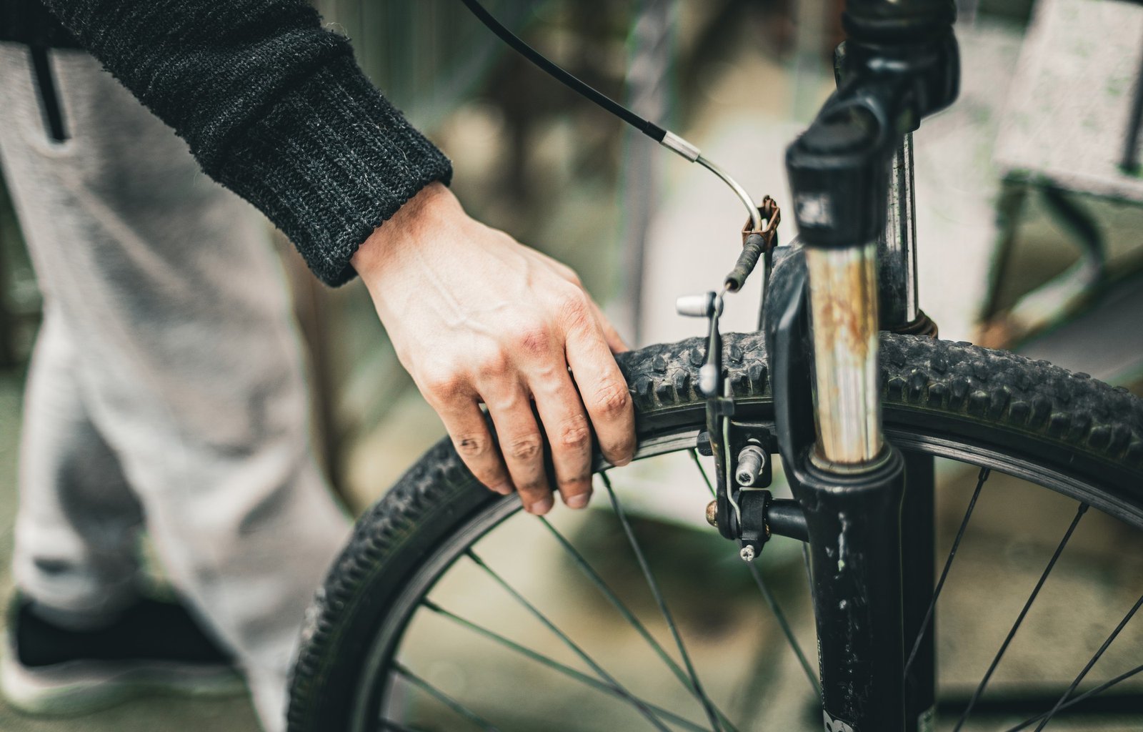 Fahrradbremse quietscht nach längerer Nutzung